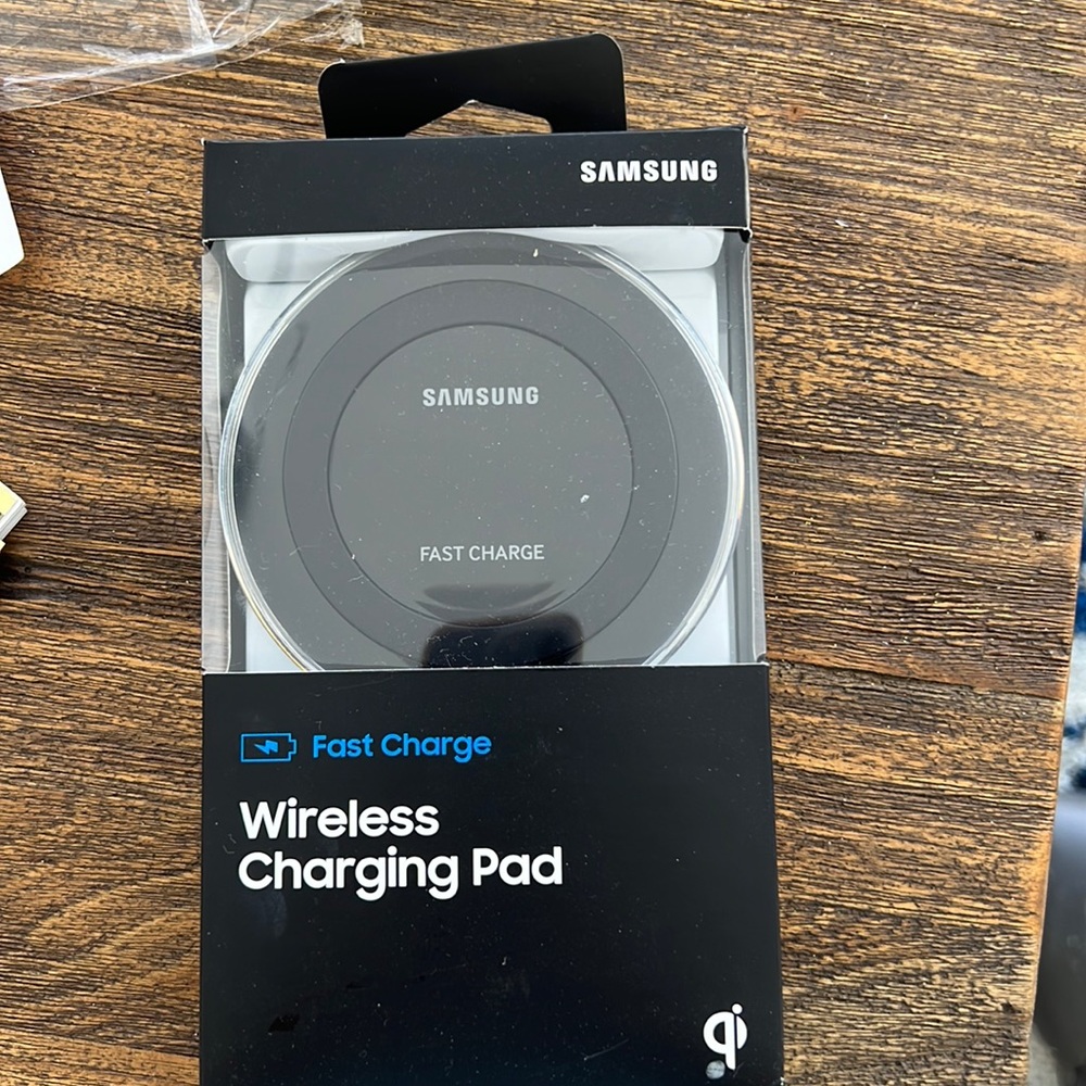 Samsung wireless charging pad.